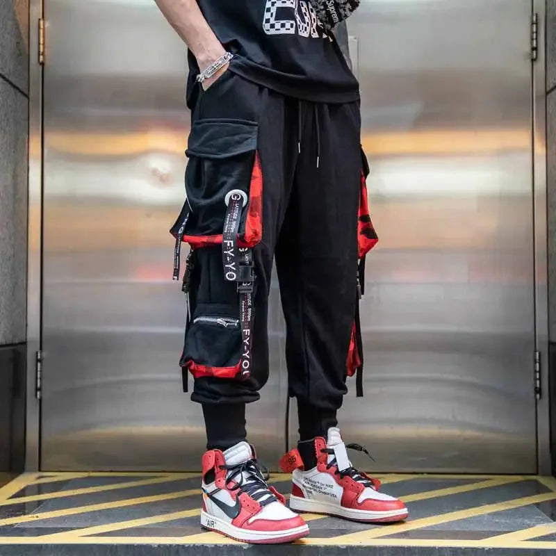 Crimson Lights Techwear Pants